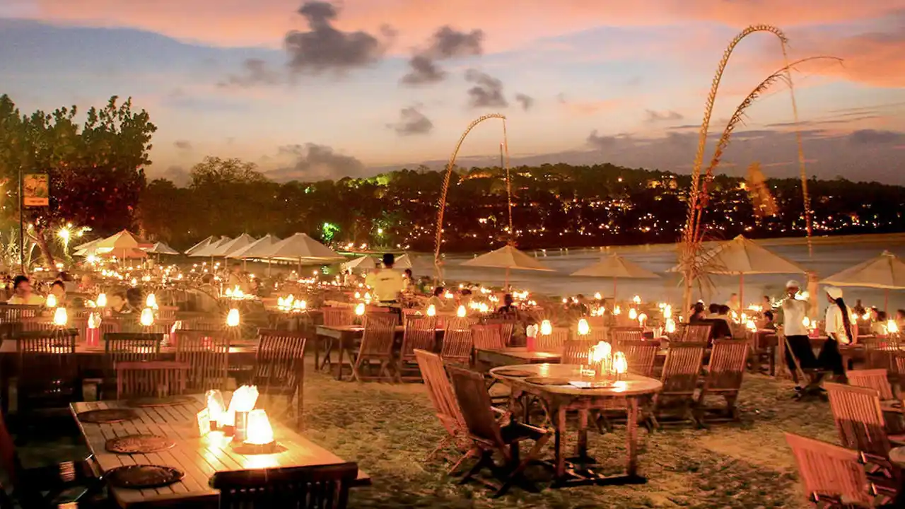 Jimbaran Bay - Where Seafood Feasts Meet Breathtaking Sunsets Bali Beach