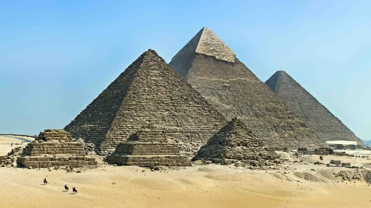 Explore the Pyramids of Giza, Egypt